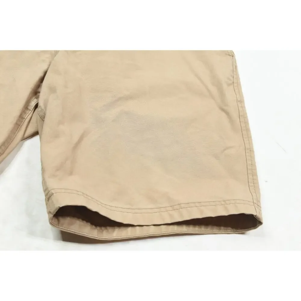 FILSON Dry Shelter Cloth Chino Shorts Mens 36 Camel Beige Cotton Regular Fit